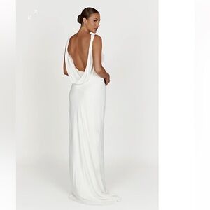 Meshki Maxi Dress with Cowl Back